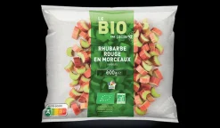Rhubarbe rouge en morceaux bio, France