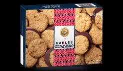 Sablés chocolat au lait, noisette-caramel