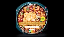 Salade duo de quinoa haricot azuki, houmous