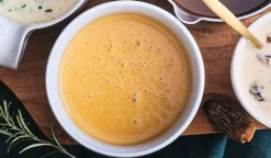 Sauce aux crustacés, homard, crabe vert