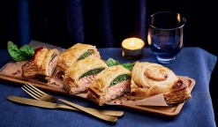 Saumon en croûte , 6 parts