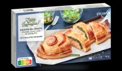 Saumon en croûte , 6 parts