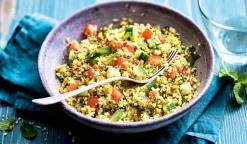 Taboulé au petit épeautre sauce aux agrumes