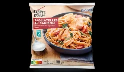 Tagliatelles au saumon ASC, sauce tomatée, légumes