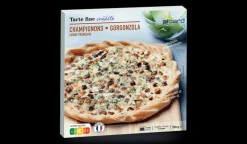Tarte fine champignons gorgonzola