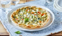 Tarte fine courgettes fromage de chèvre