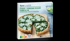 Tarte épinard, Parmigiano Reggiano, pignon de pin