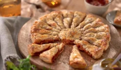 Tarte soleil au pesto rosso, pâte pur beurre