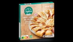 Tarte soleil au pesto rosso, pâte pur beurre