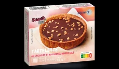 Tartelette au chocolat et au caramel beurre salé