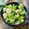 Trio de fleurettes brocolis,chou fleur,romanesco, Espagne