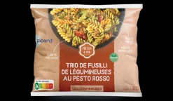 Trio de fusilli de légumineuses au pesto rosso