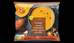 Velouté de courge butternut patate douce girolle