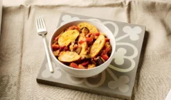 Wedges et légumes grillés