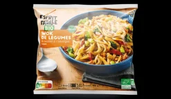 Wok de légumes nouilles à l'asiatique bio 3 parts
