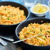 Yachae bokkeumbap, riz aux légumes, 2 parts